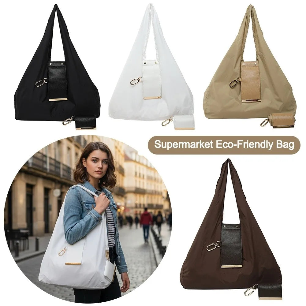 Foldable Keychain Shopping Bag – Reusable Pocket Tote
