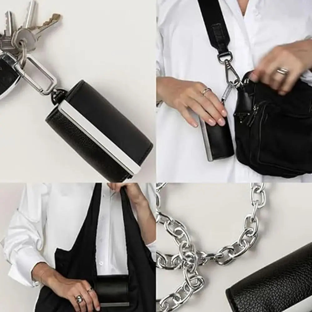 Foldable Keychain Shopping Bag – Reusable Pocket Tote